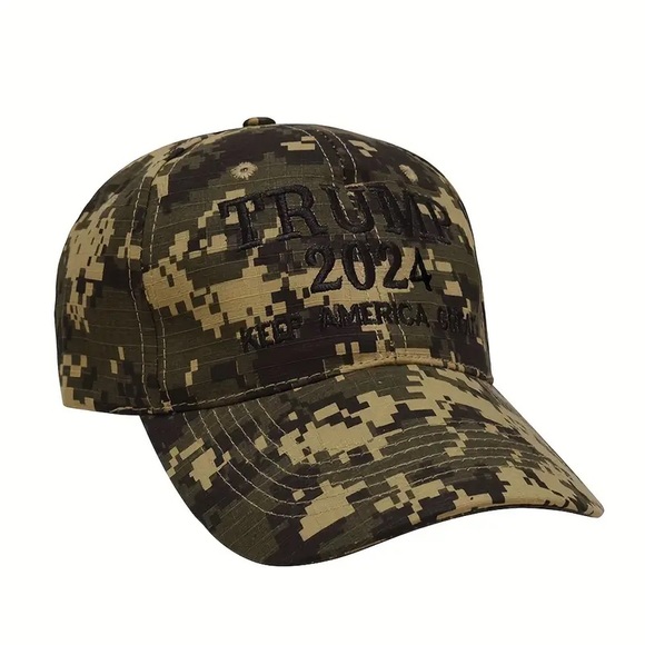 🇺🇸”Trump 2024 Keep America Great” Adjustable Unisex Camouflage Cap! - Picture 2 of 5